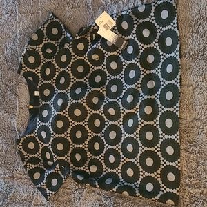 Black & Grey Kensie Top